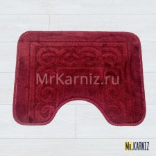 Коврик в туалет ТН бордо