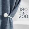 Штора для ванной LEN 180х200 см голубая фото 1
