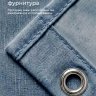 Штора для ванной LEN 180х200 см голубая фото 3