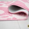 Комплект ковриков для ванной и туалета Узоры розовый фото 4