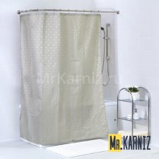 Штора для ванной Жаккард Rhombus Window Deco